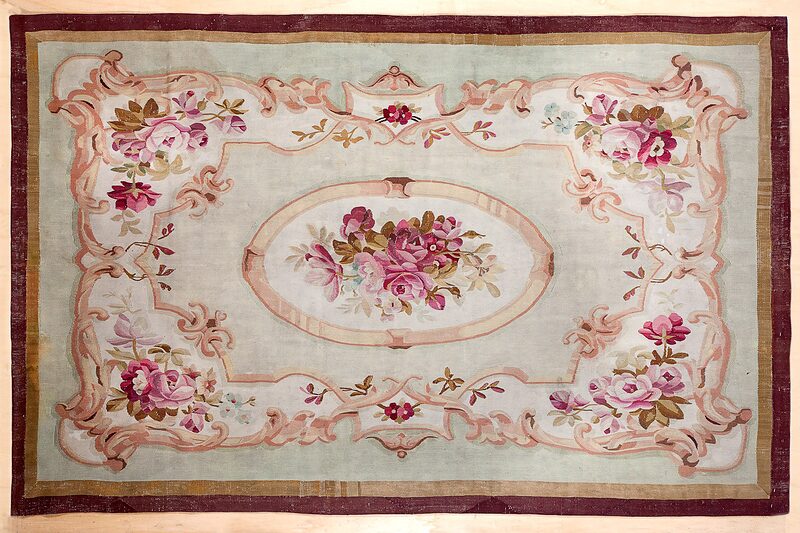 Aubusson antico (XIX secolo) 250 × 168 cm