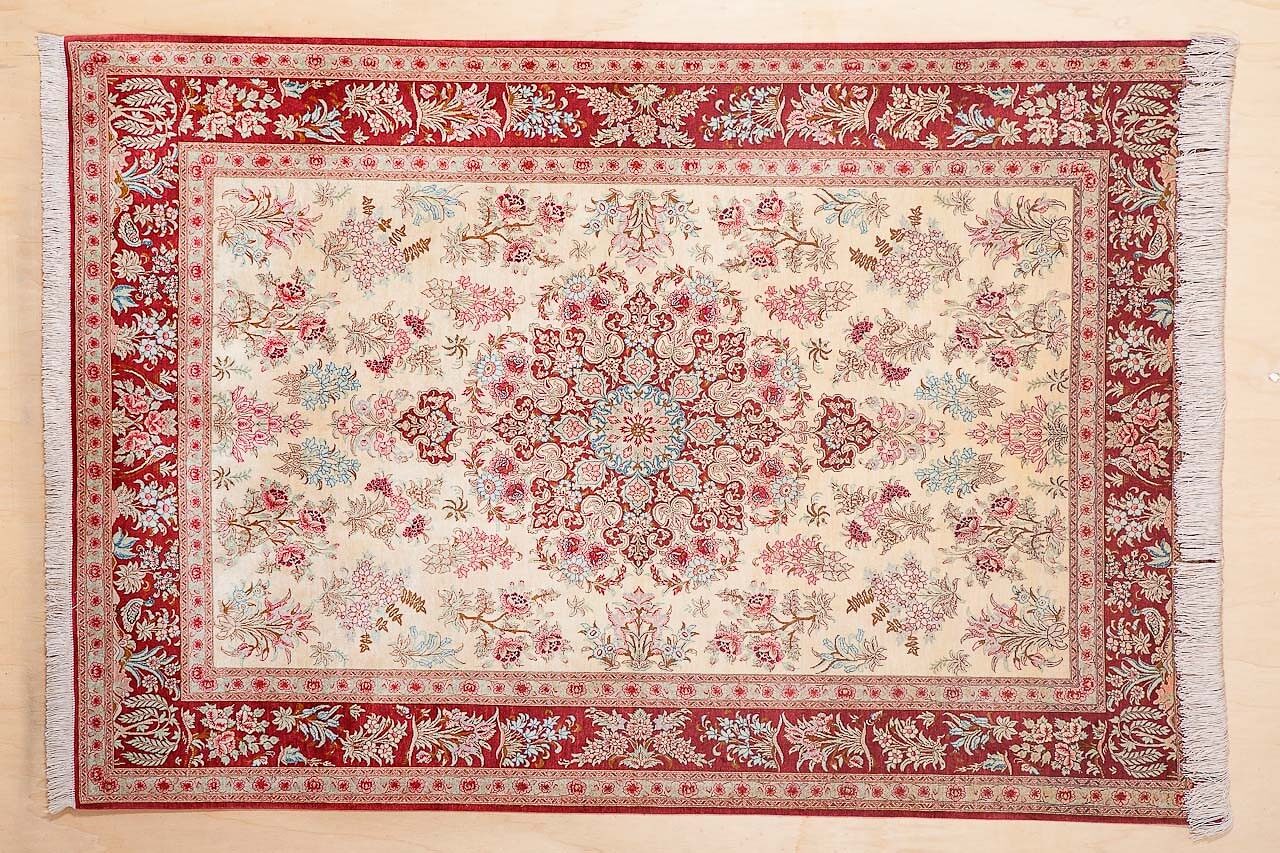 Qum seta persia 200 × 136 cm