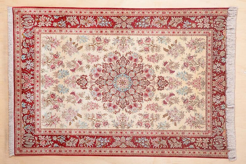 Qum seta persia 200 × 136 cm