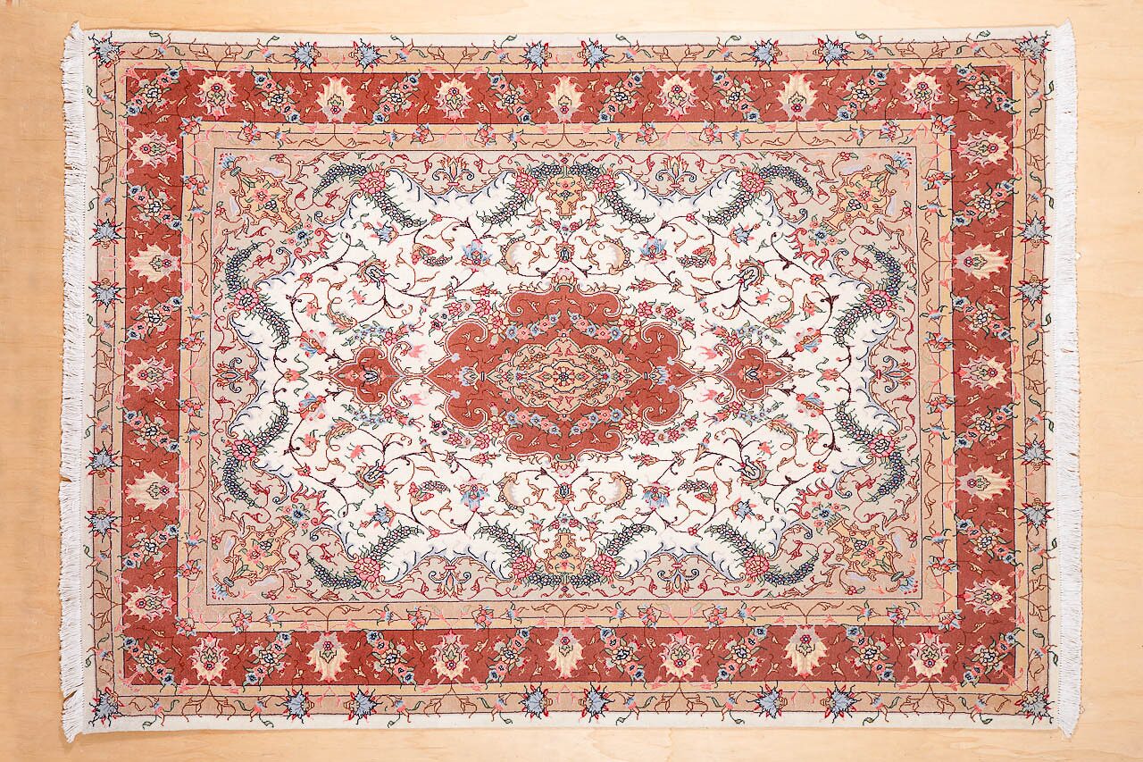 Tabriz 60R с шёлком 200 × 150 cm