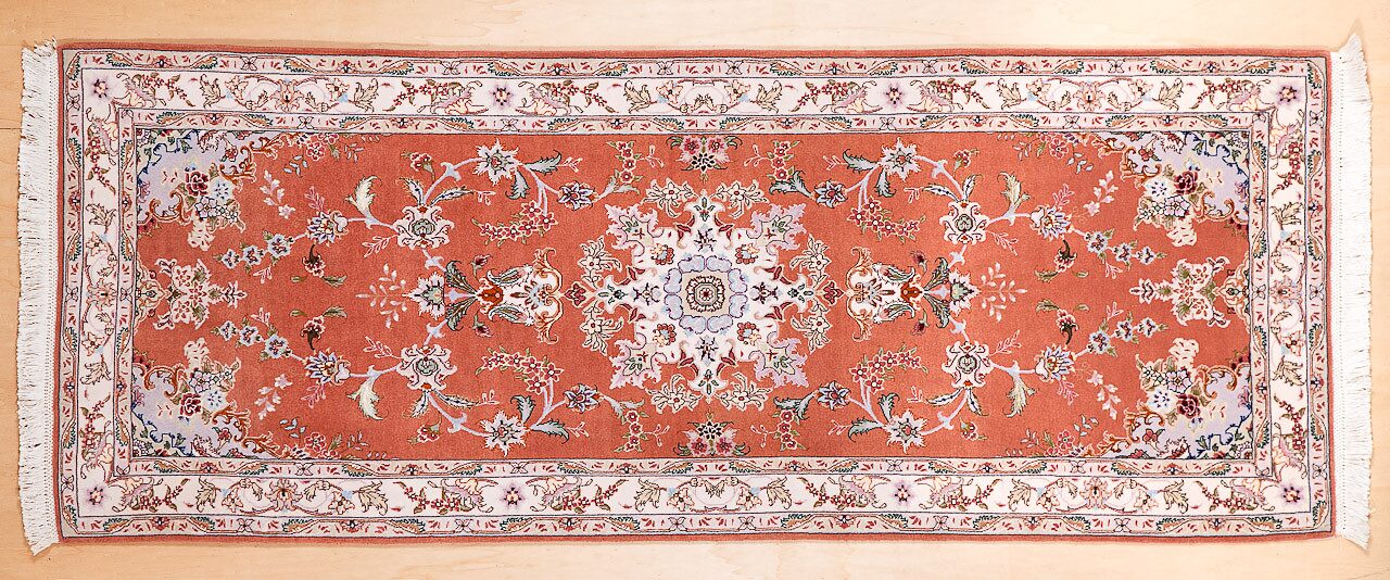 Tabriz 60R Seidenmischung 210 × 82 cm